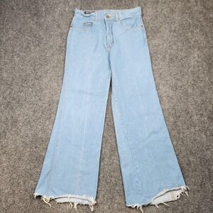 Vintage‎ Brittania Jeans Womens 28 Flare Distressed Wide Leg Y2K 90s Denim